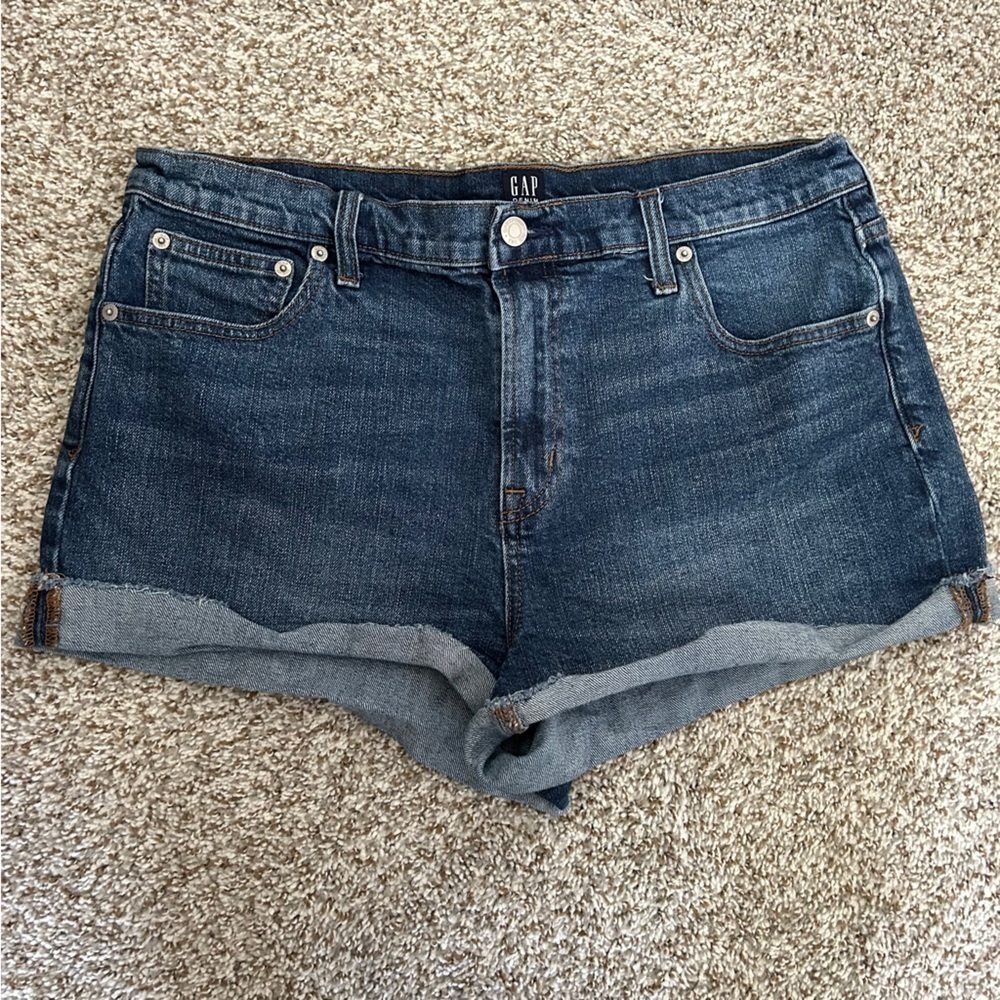 GAP Denim High Rise Jean Shorts Casual Summer 33